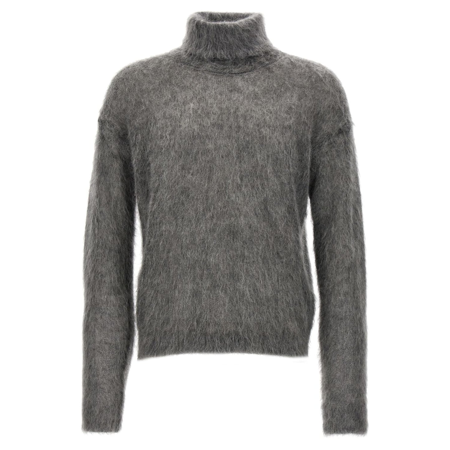 Saint Laurent Gray Wool Cardigan