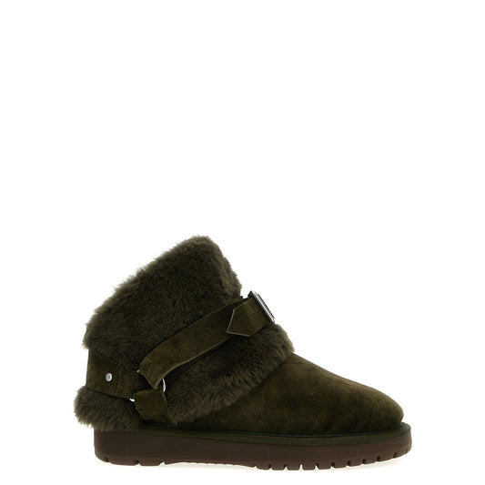 Burberry Bicolor Leather Ankle Boots