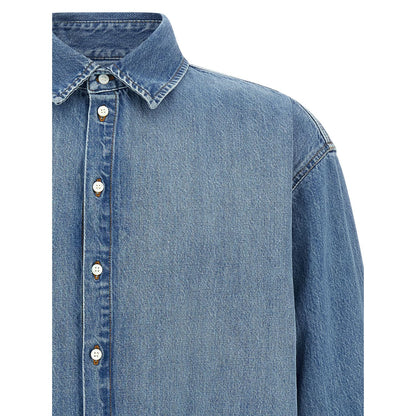 Jacquemus Blue Cotton Blouse