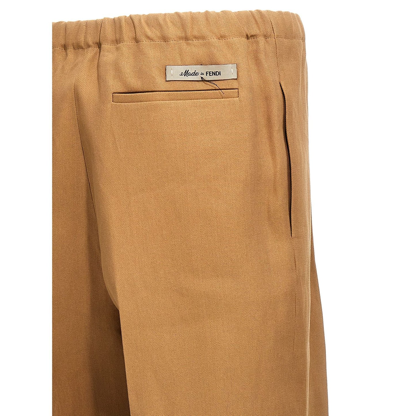 Fendi Beige Paper Casual Pants