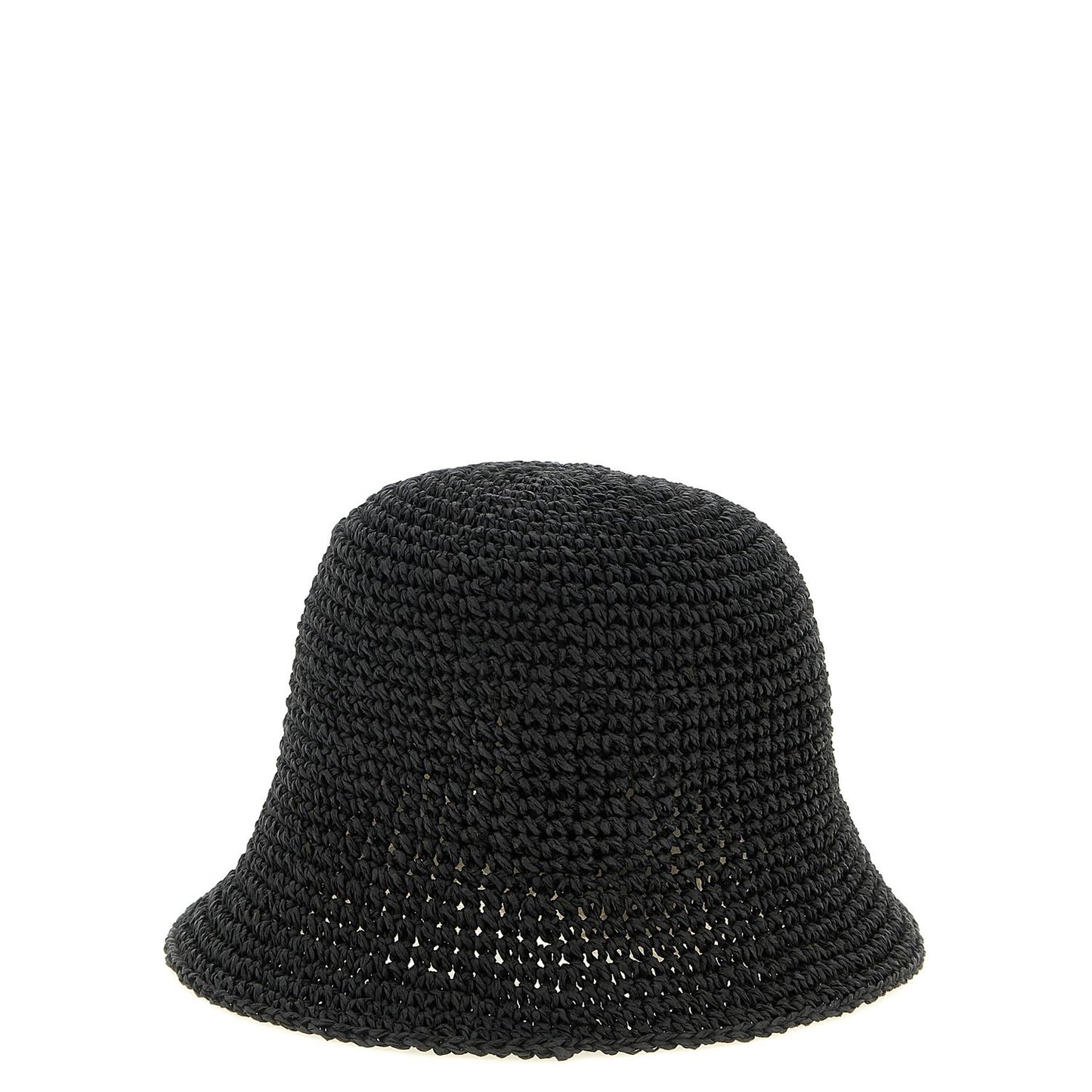 Maison Michel Black Papier Bucket Hat