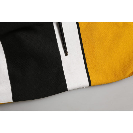 Dolce & Gabbana Yellow Crew Neck Jersey Sweatshirt Sweater