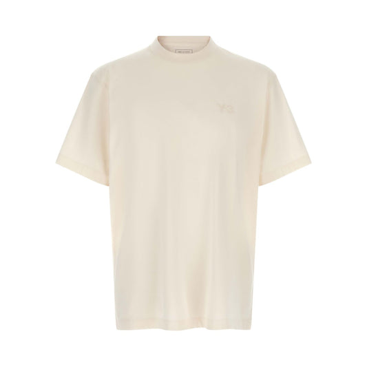 Y-3 White Cotton T-Shirt