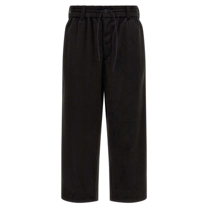 Y-3 Black Recycled Polyester Joggers (Workout Pants)
