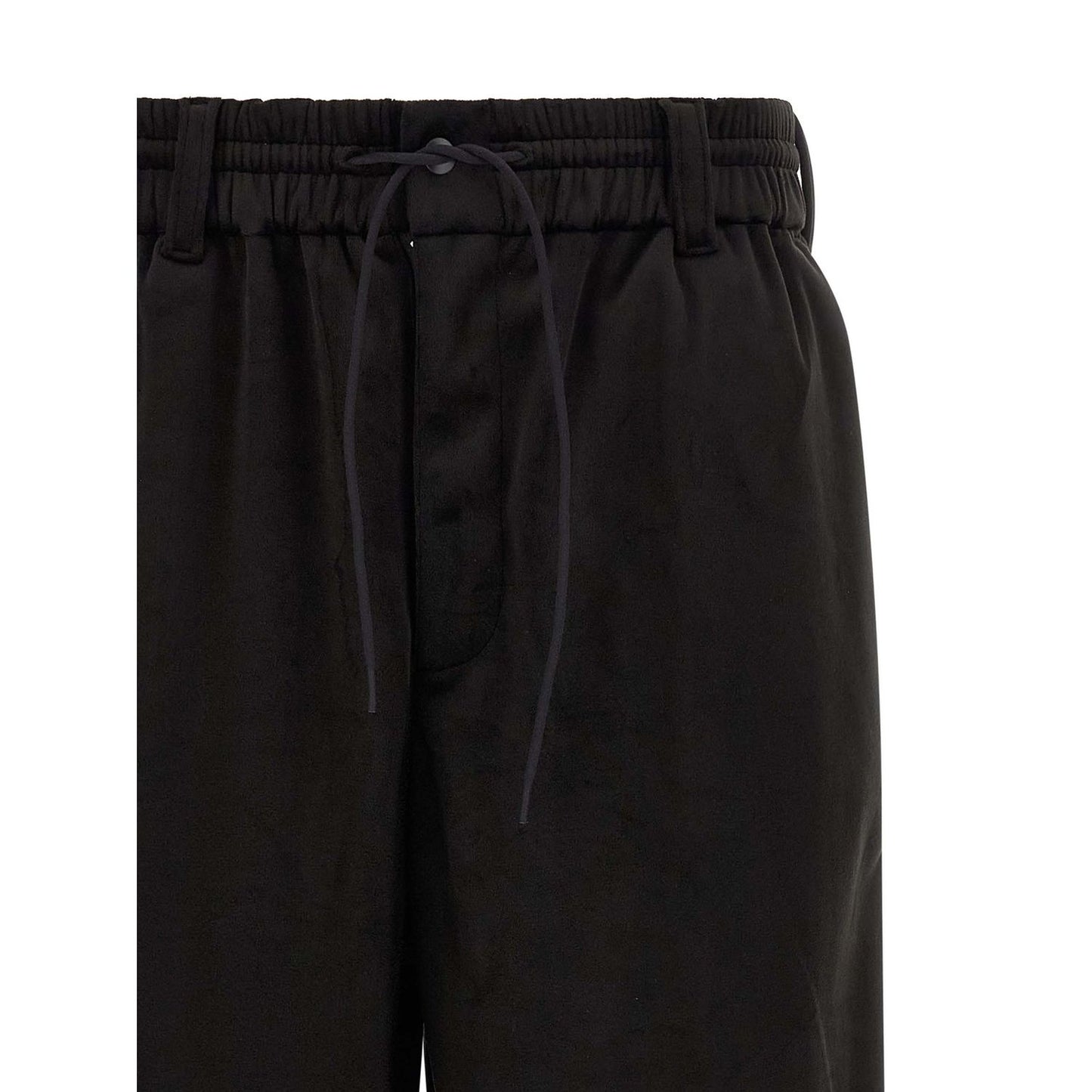 Y-3 Black Recycled Polyester Joggers (Workout Pants)