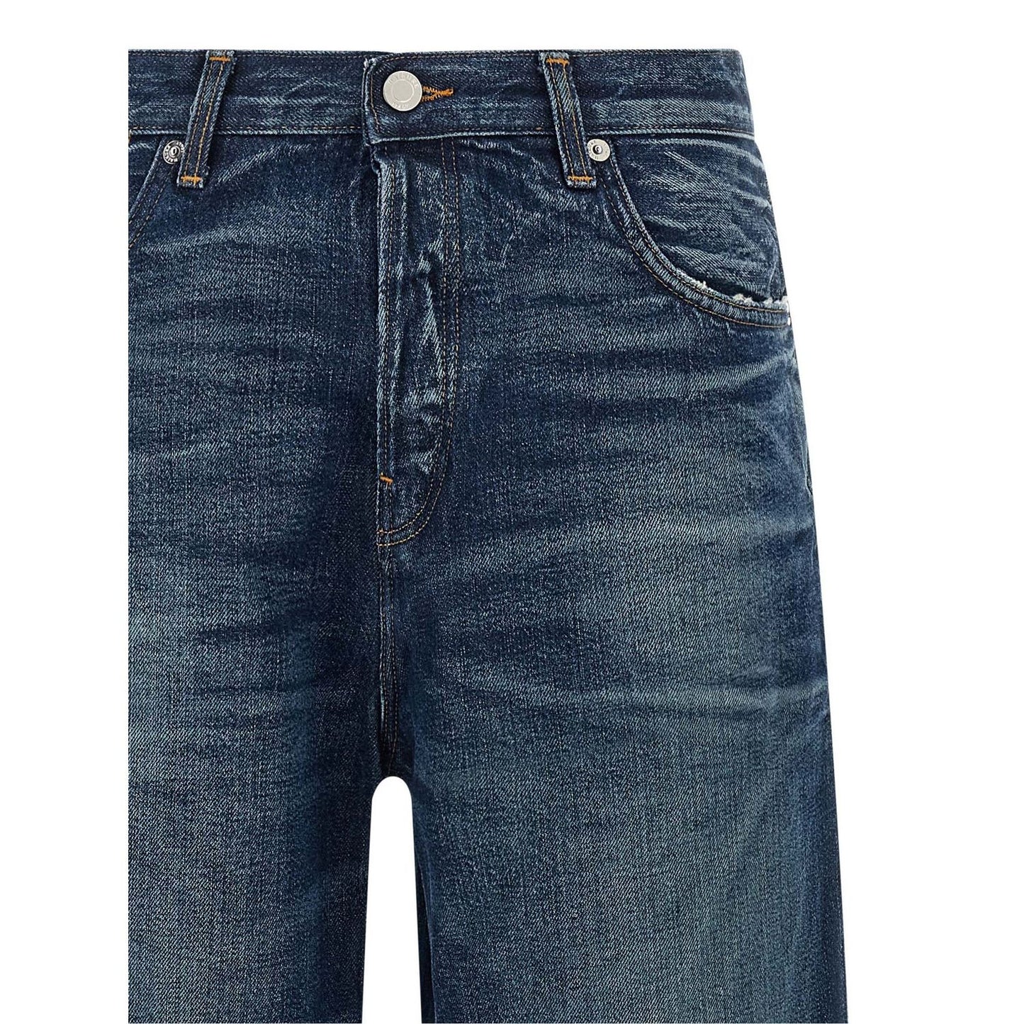 Haikure Blue Cotton Jeans Denim