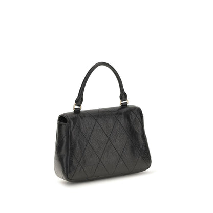 Tory Burch Black Calf Leather Bos Taurus Handbag
