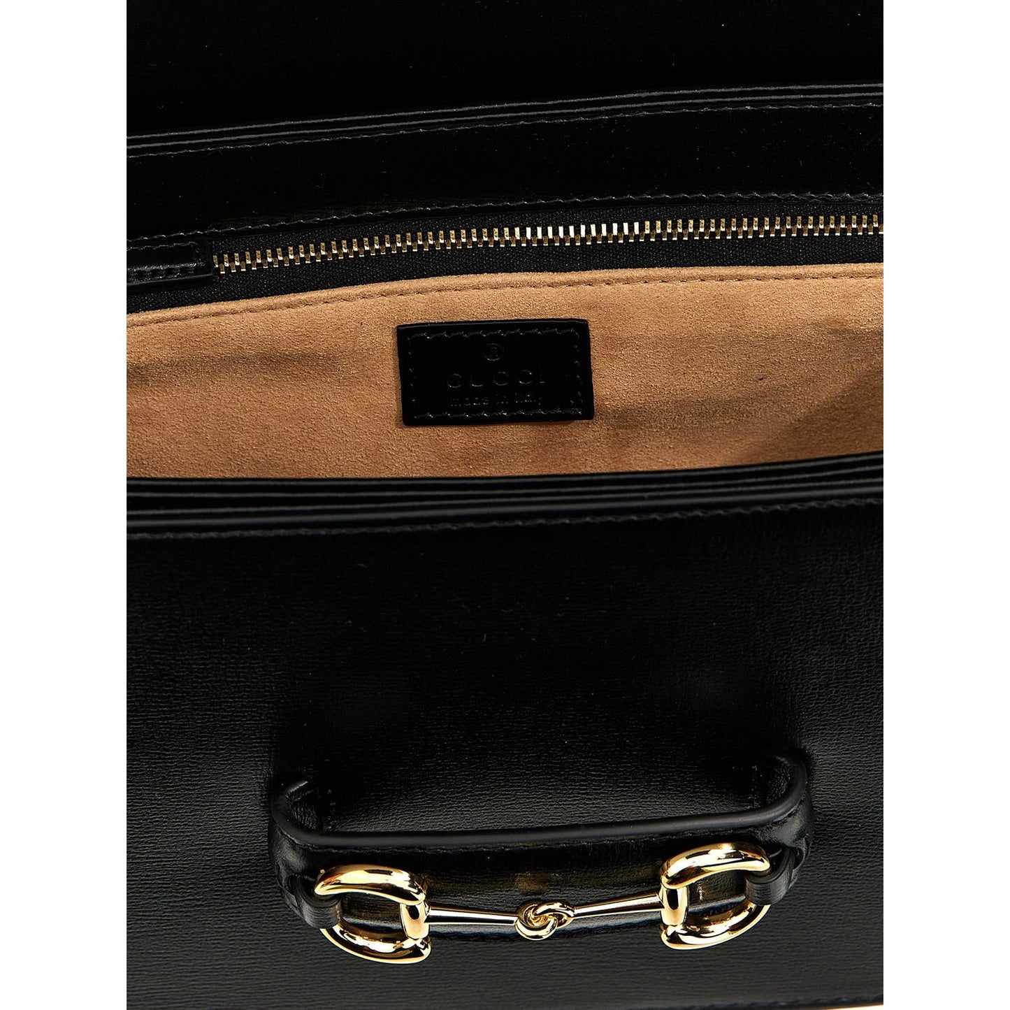 Gucci Black Leather Shoulder Bag