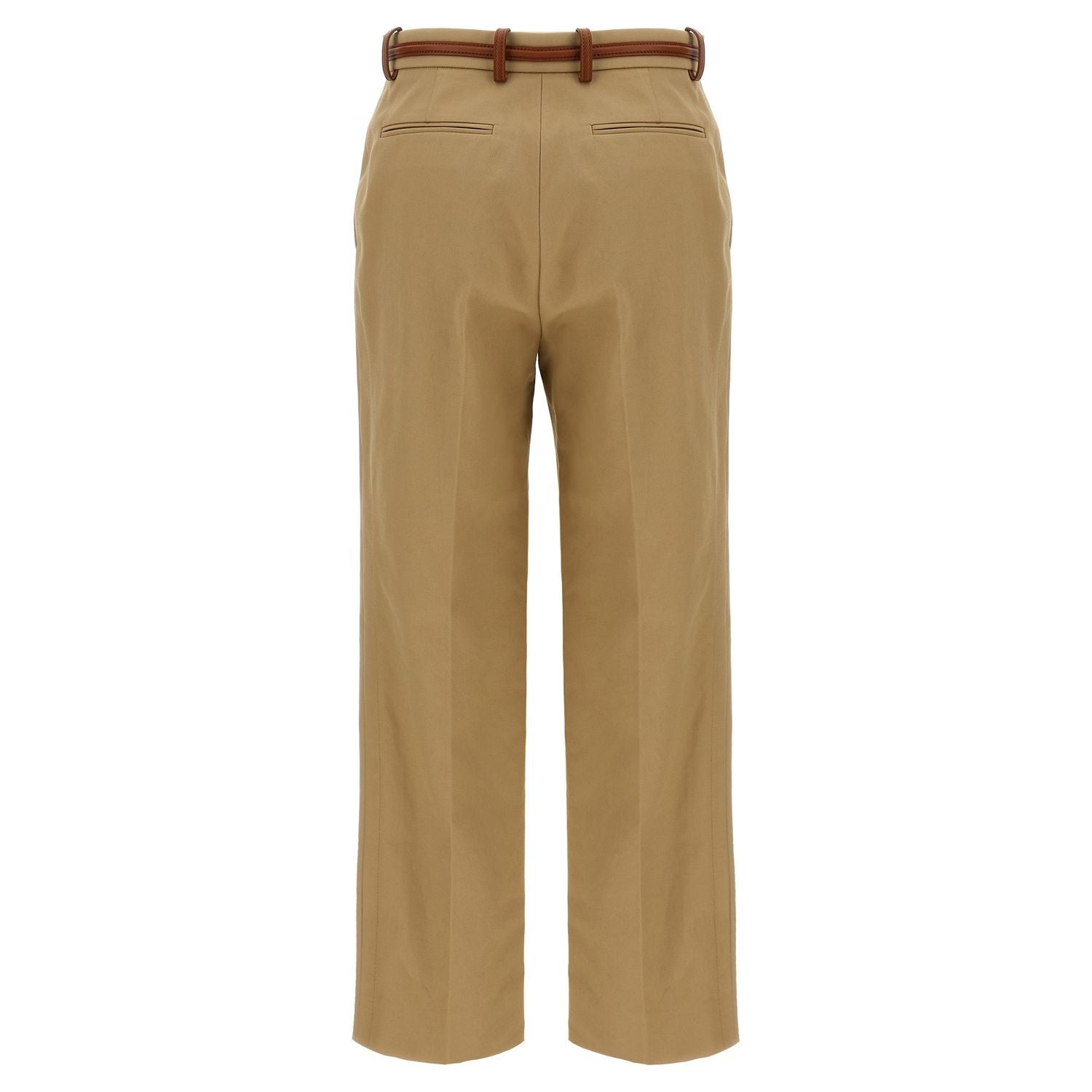 Gucci Beige Cotton Casual Pants