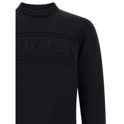 Gucci Black Cotton Cardigan