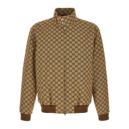 Gucci Beige Cotton Bomber