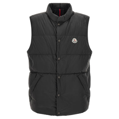 Moncler Black Polyamide Sleeveless Jacket