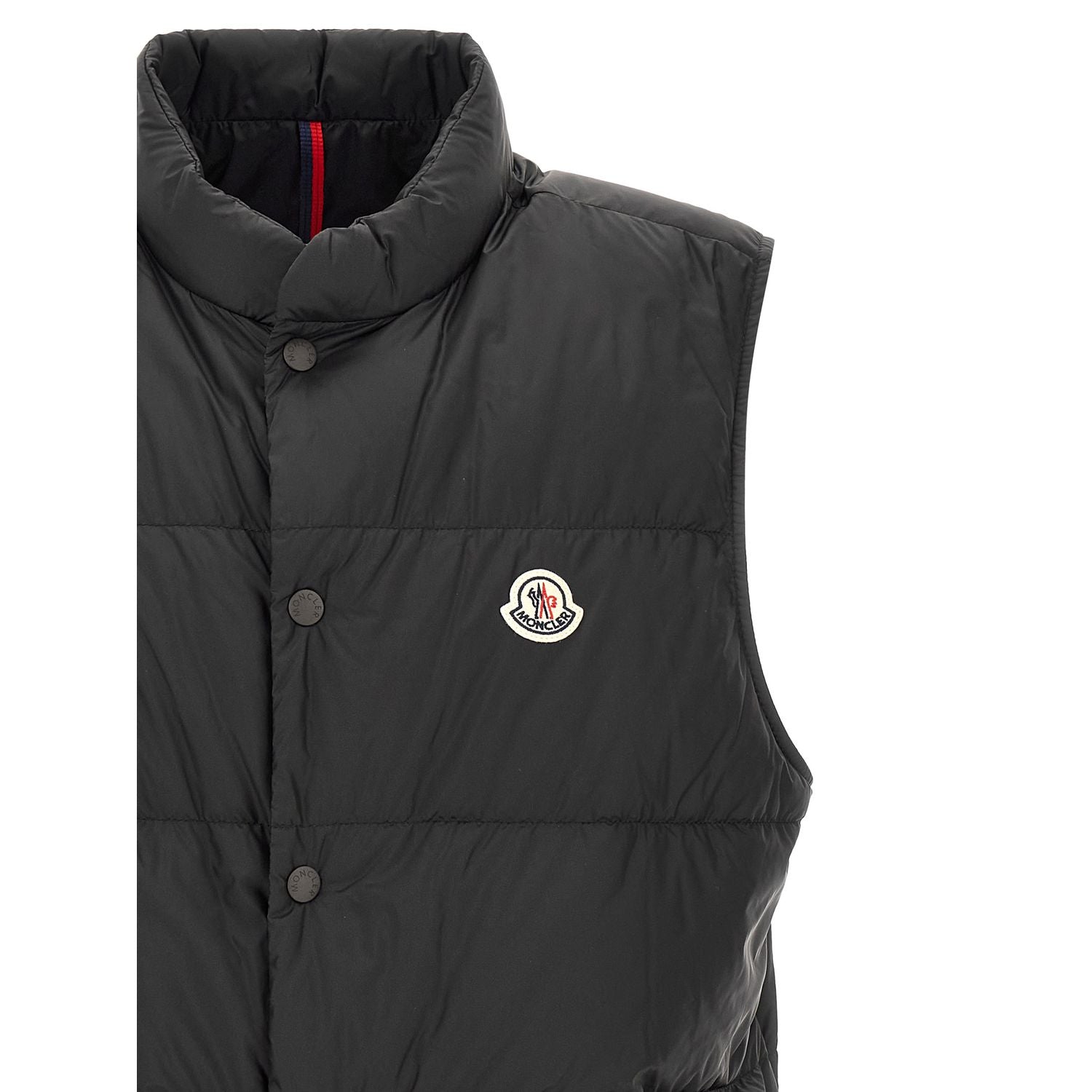 Moncler Black Polyamide Sleeveless Jacket