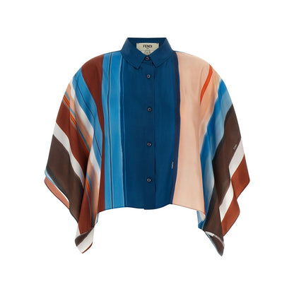 Fendi Multicolor Silk Blouse