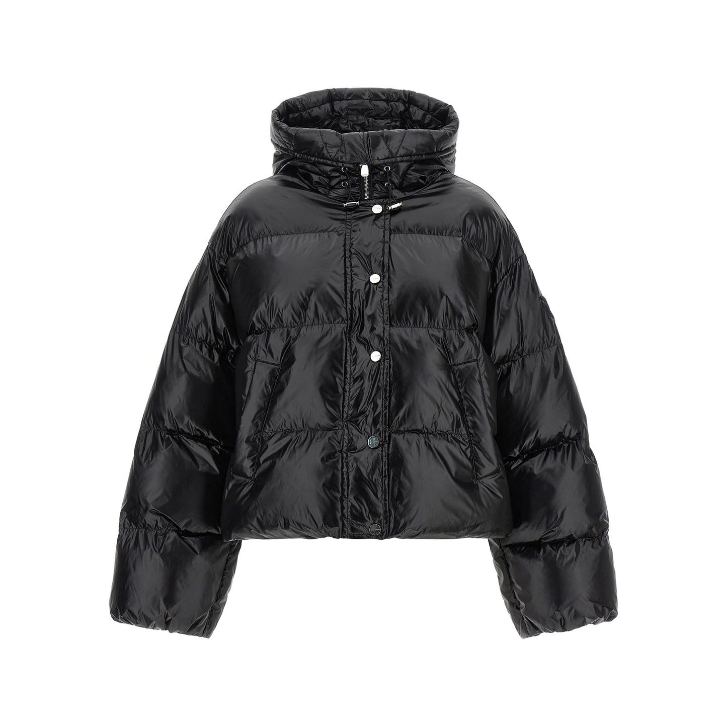 PINKO Black Polyamide Shell Jacket