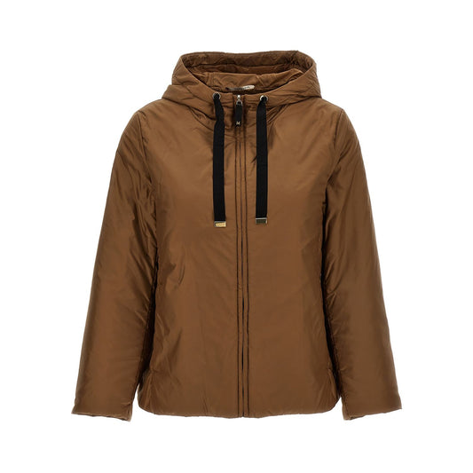 Max Mara Brown Polyester Shell Jacket