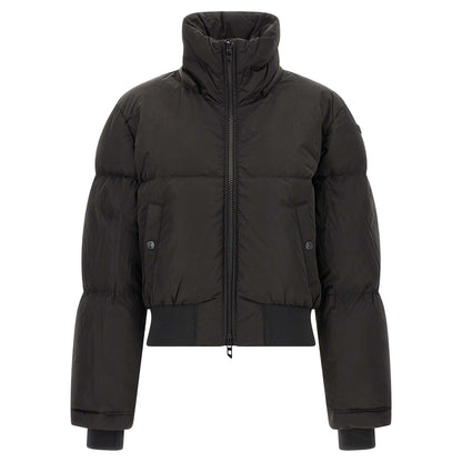 Diesel Black Polyamide Full-Length Jacket