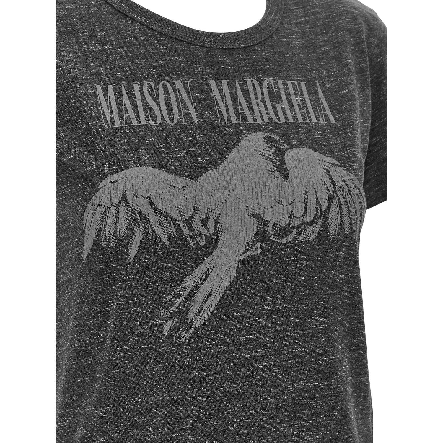 Maison Margiela Gray Cotton T-Shirt