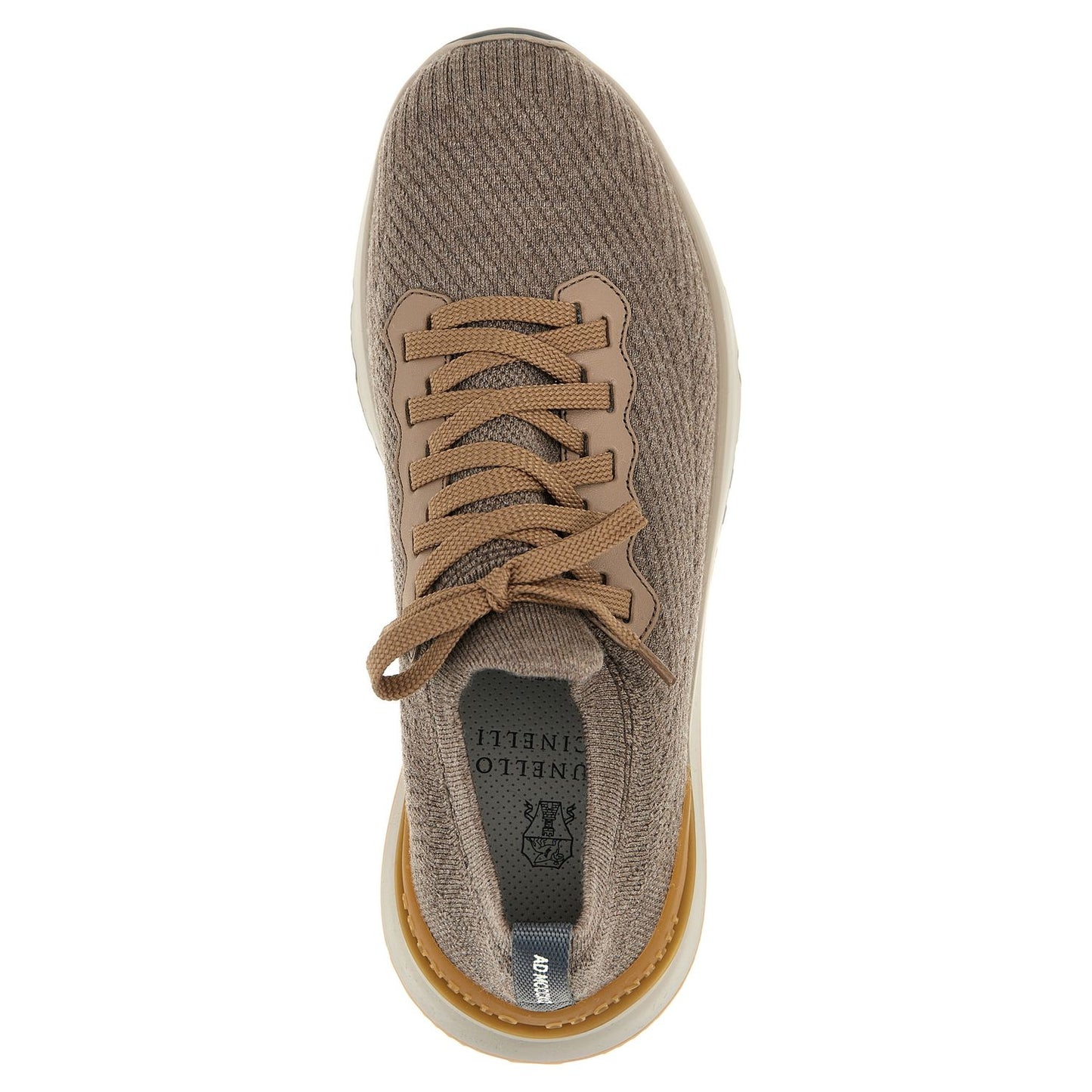 Brunello Cucinelli Gray Wool Low Top Sneakers