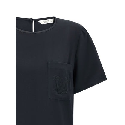Max Mara Black Silk Blouse