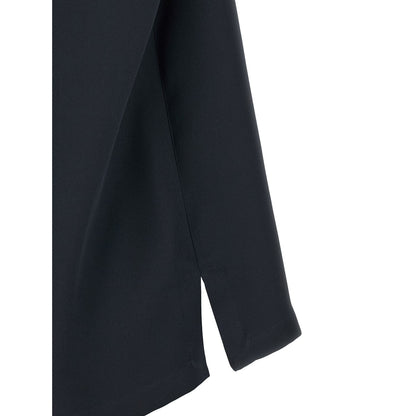 Max Mara Black Silk Blouse