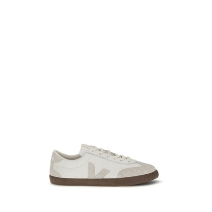 Veja White Calf Leather Bos Taurus Sneakers