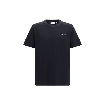 Off-White Black Cotton T-Shirt