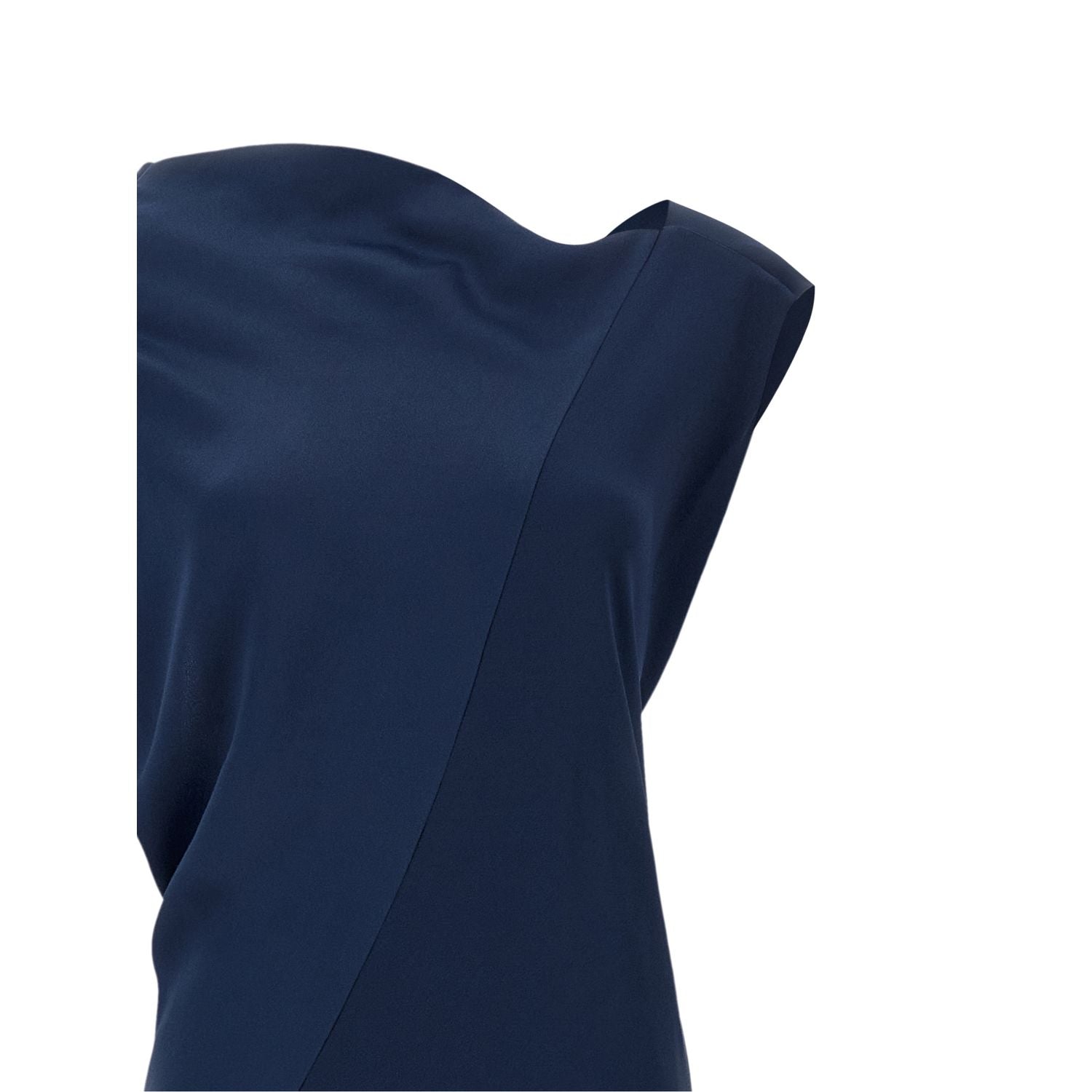 Alberta Ferretti Blue Viscose Long Dress