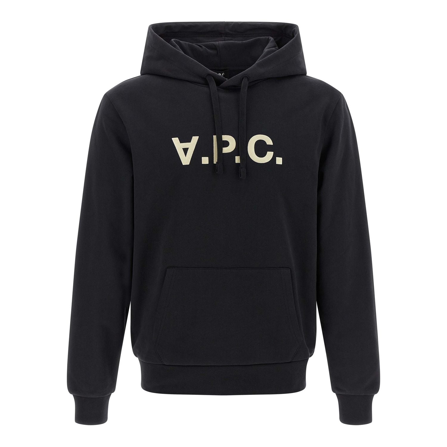 A.P.C. Black Cotton Hoodie