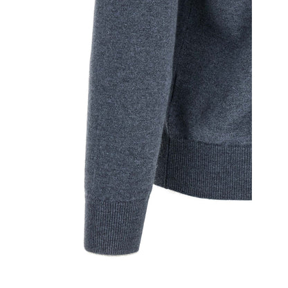Brunello Cucinelli Blue Cashmere Cardigan