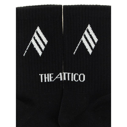 The Attico Bicolor Cotton Socks