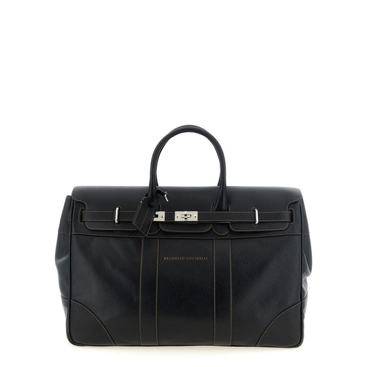 Brunello Cucinelli Black Calfskin Accessories
