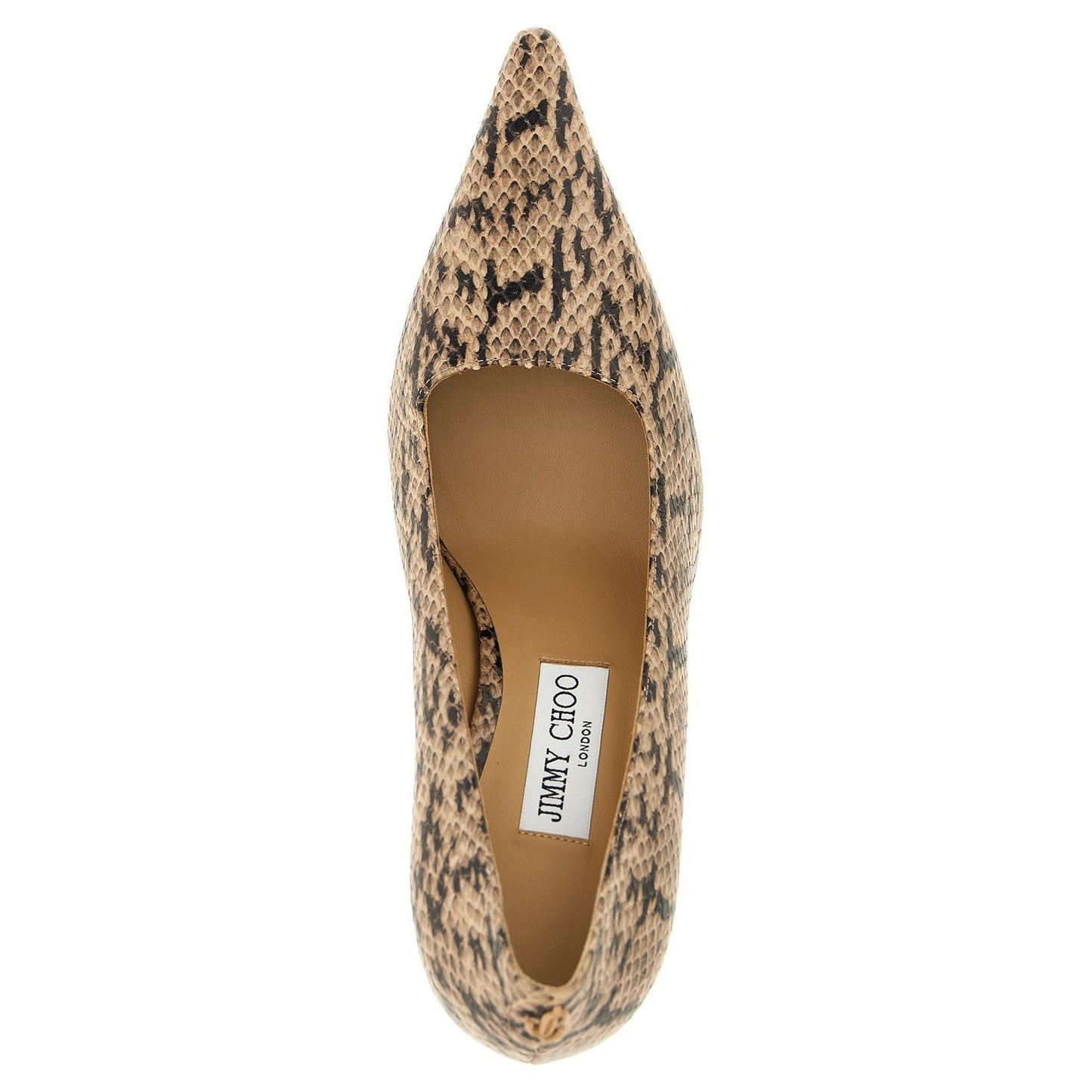 Jimmy Choo Brown Leather High Heel Pumps