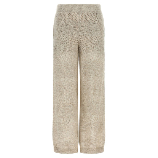 Brunello Cucinelli Beige Nylon Casual Pants
