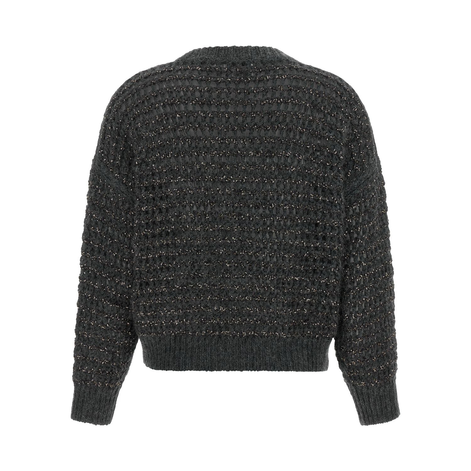 Brunello Cucinelli Gray Elastane Cardigan