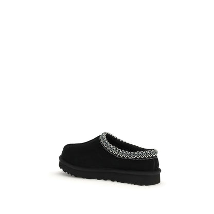 UGG Black Leather Mules