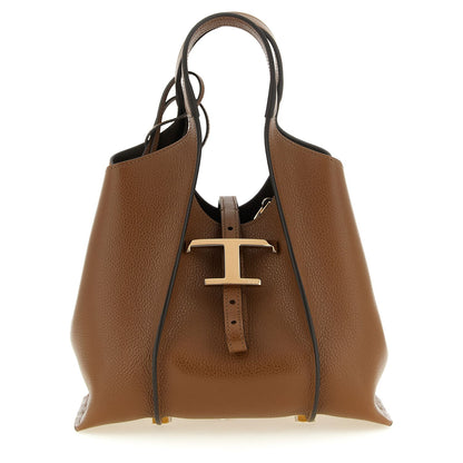 Tod's Brown Calfskin Handbag