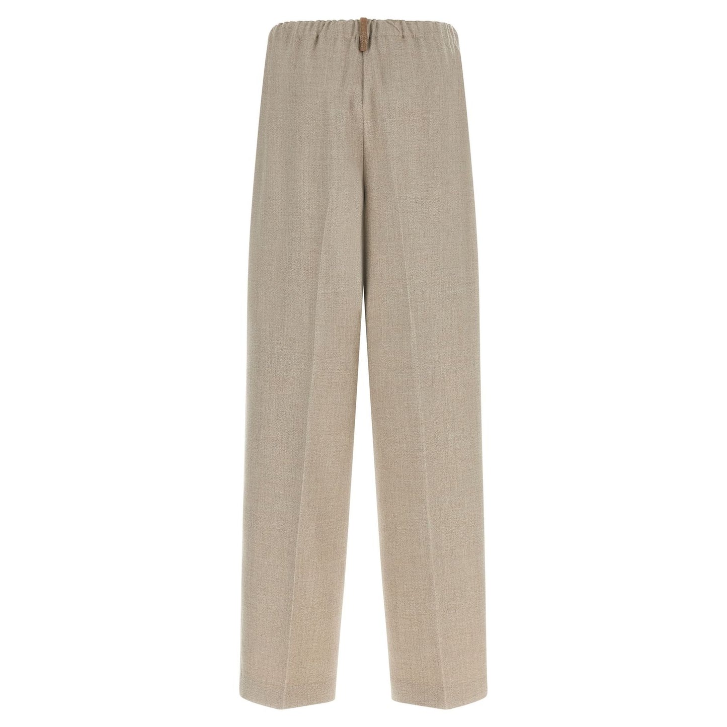Fabiana Filippi Beige Polyester Casual Pants
