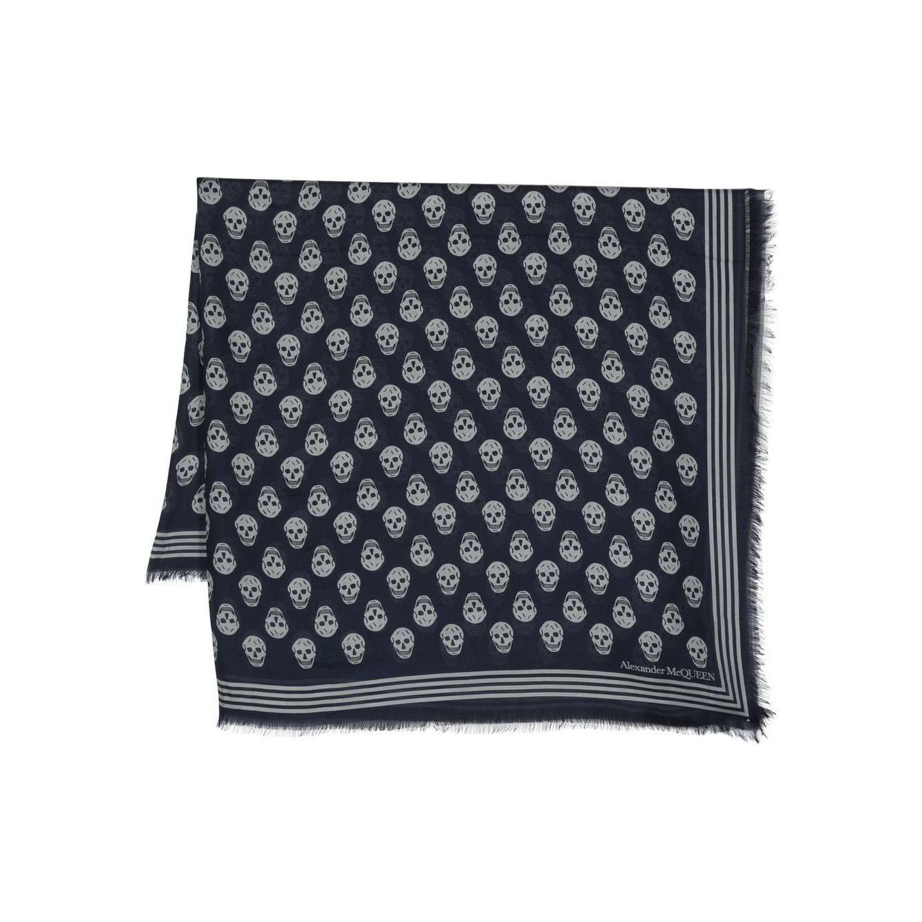 Alexander McQueen Scarfs Blue Scarves Hats & Gloves Alexander Mcqueen