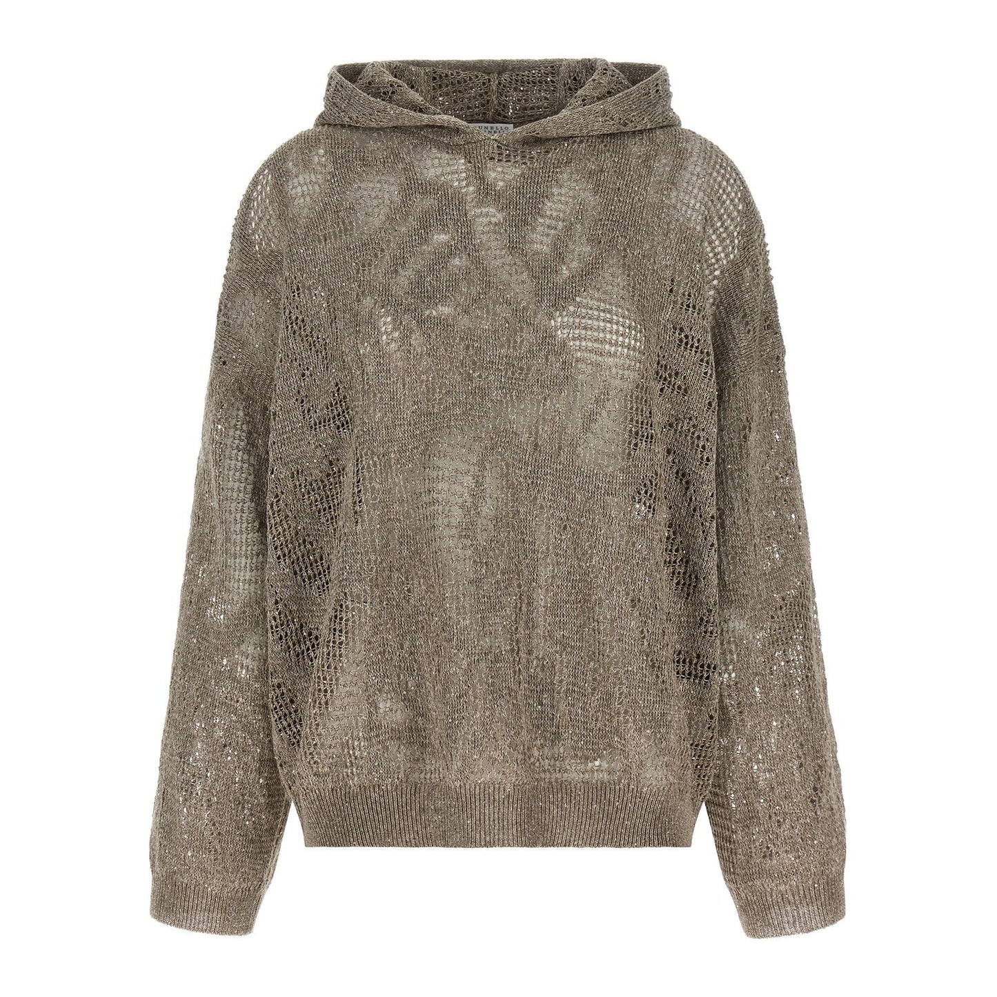 Brunello Cucinelli Brown Linen Cardigan