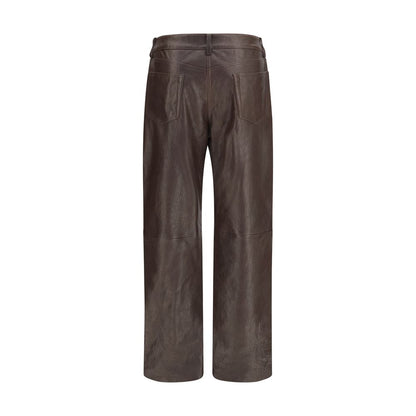 Magda Butrym Brown Leather Pants