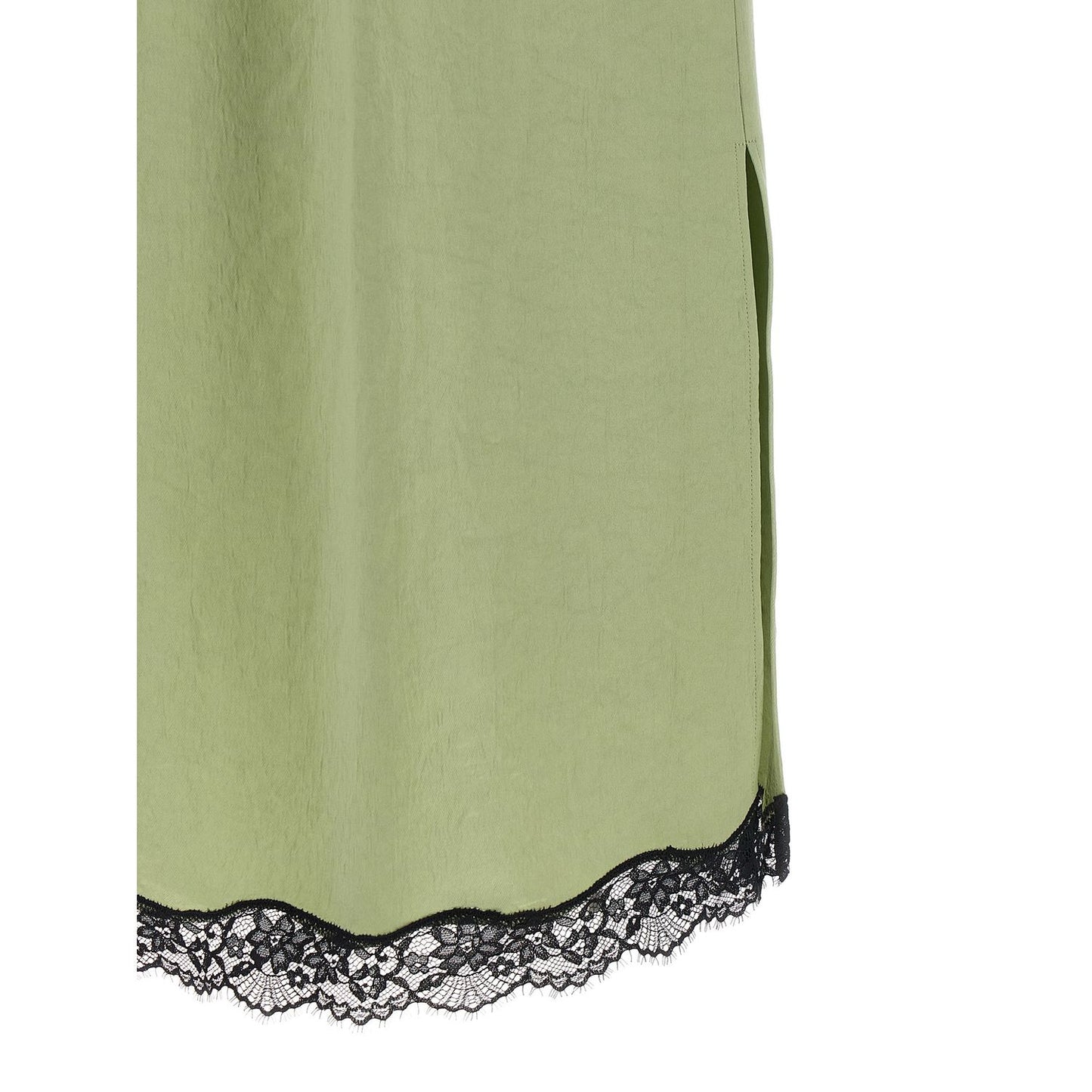 Twinset Bicolor Marabou Midi Skirt
