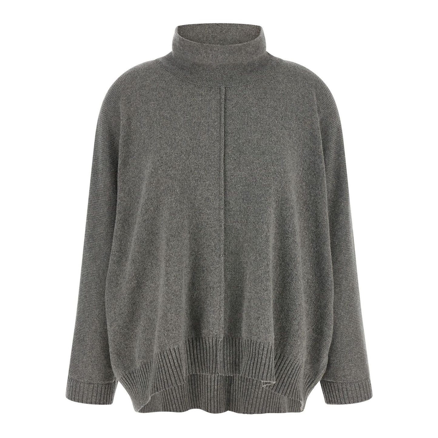 Alberta Ferretti Gray Cashmere Cardigan