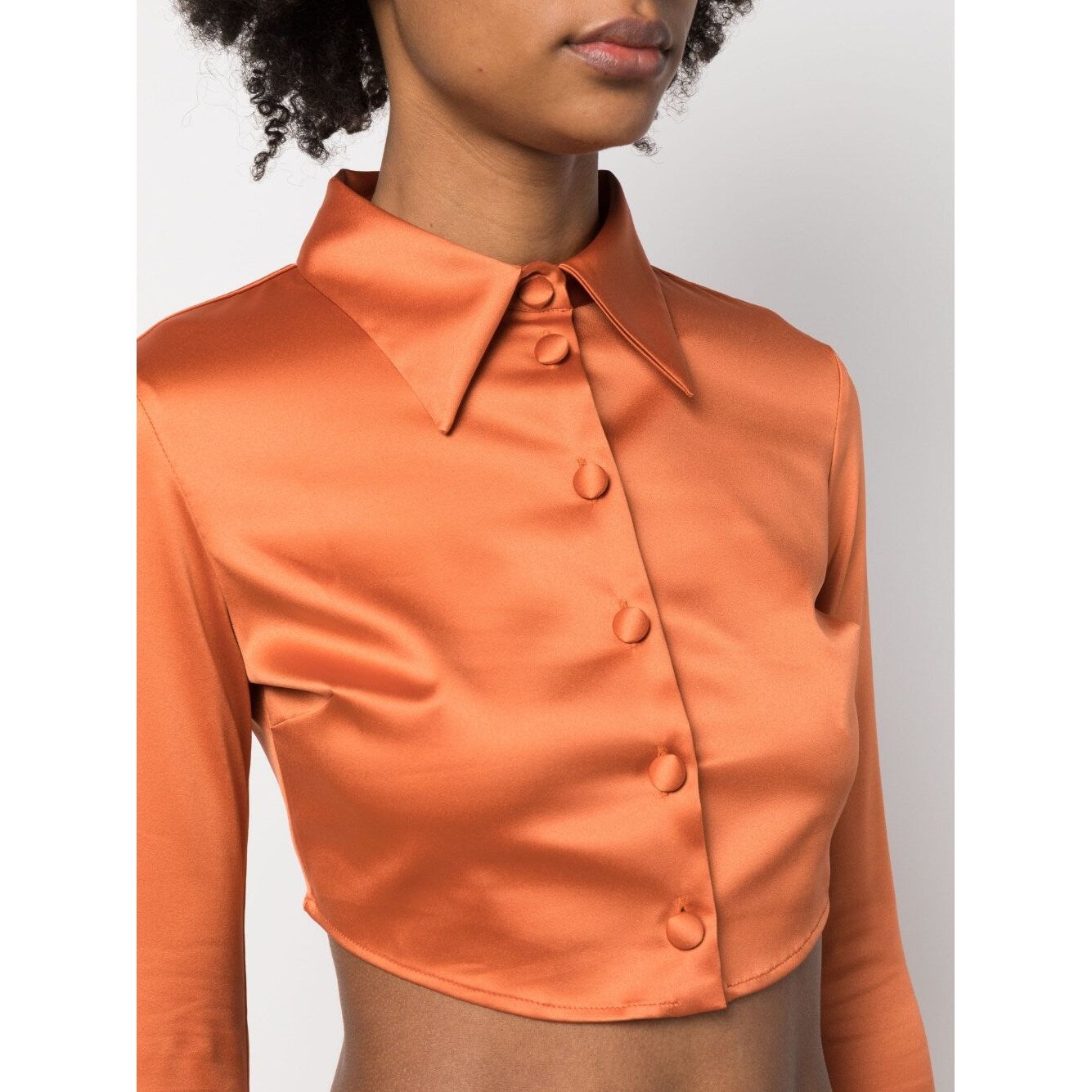 GCDS Top Orange Topwear GCDS