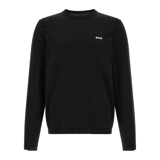 Hugo Boss Black Cotton Cardigan