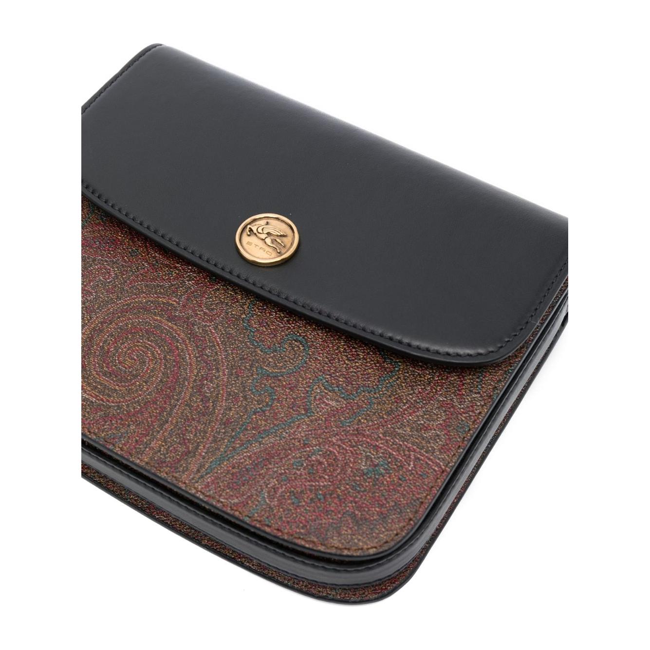 Etro small paisley-print leather crossbody bag Black Shoulder Etro