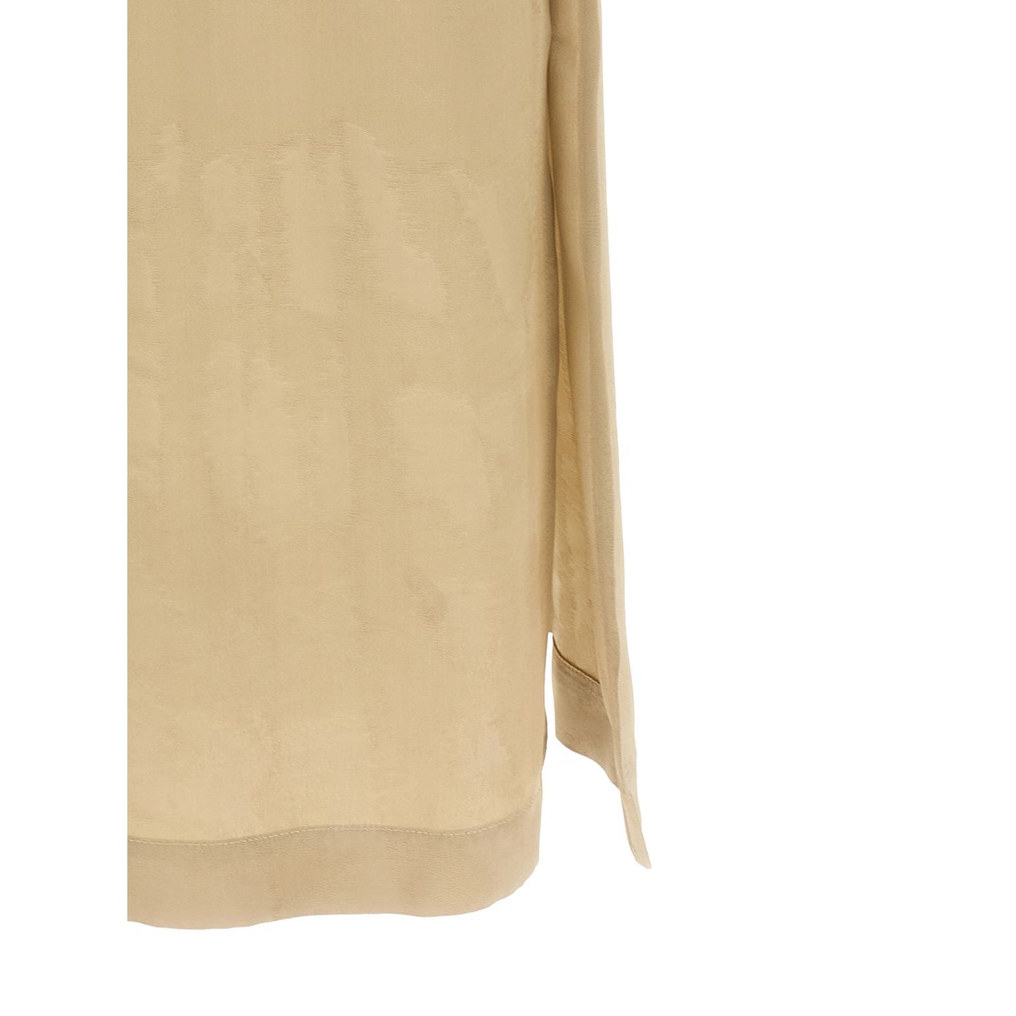 Peserico Beige Viscose Midi Dress