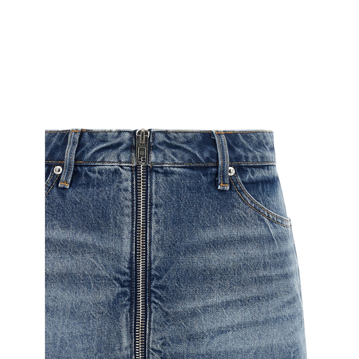 Alexander Wang Blue Cotton Bermuda Shorts
