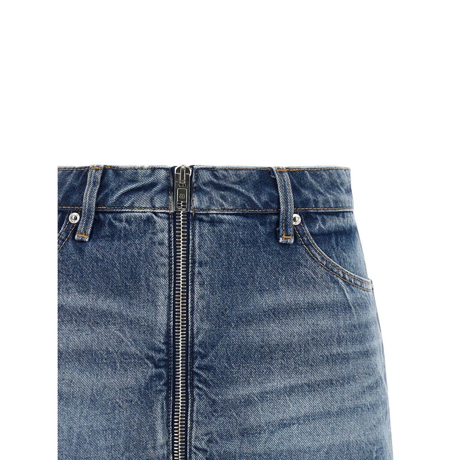 Alexander Wang Blue Cotton Bermuda Shorts