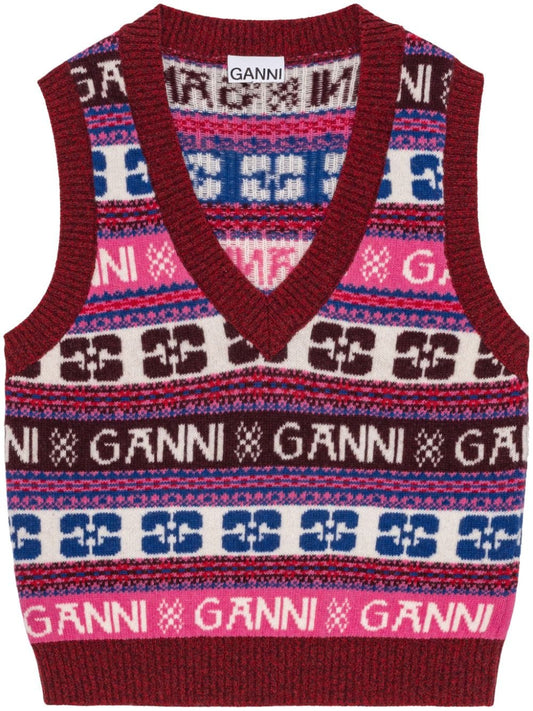 GANNI Sweaters MultiColour Topwear Ganni